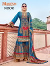 Noor Vol 1 By Banwery Crepe Silk Online Kurti With Bottom Dupatta Wholesale